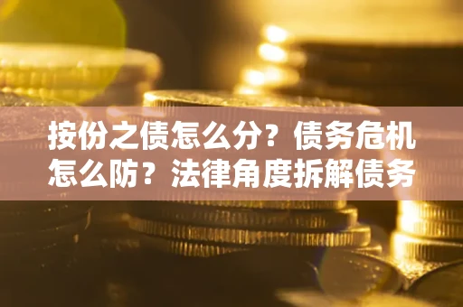 北京按份之债怎么分？债务危机怎么防？法律角度拆解债务分配与风险自保指南