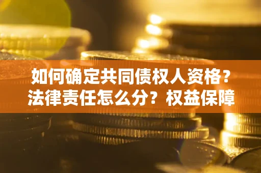 北京如何确定共同债权人资格？法律责任怎么分？权益保障技巧揭秘！