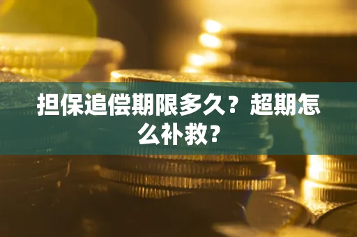 北京担保追偿期限多久？超期怎么补救？