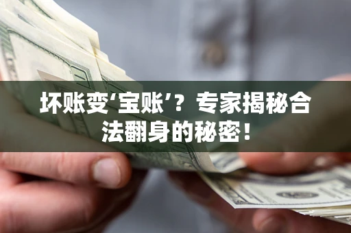 北京坏账变‘宝账’？专家揭秘合法翻身的秘密！