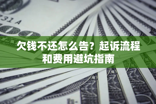 北京欠钱不还怎么告？起诉流程和费用避坑指南